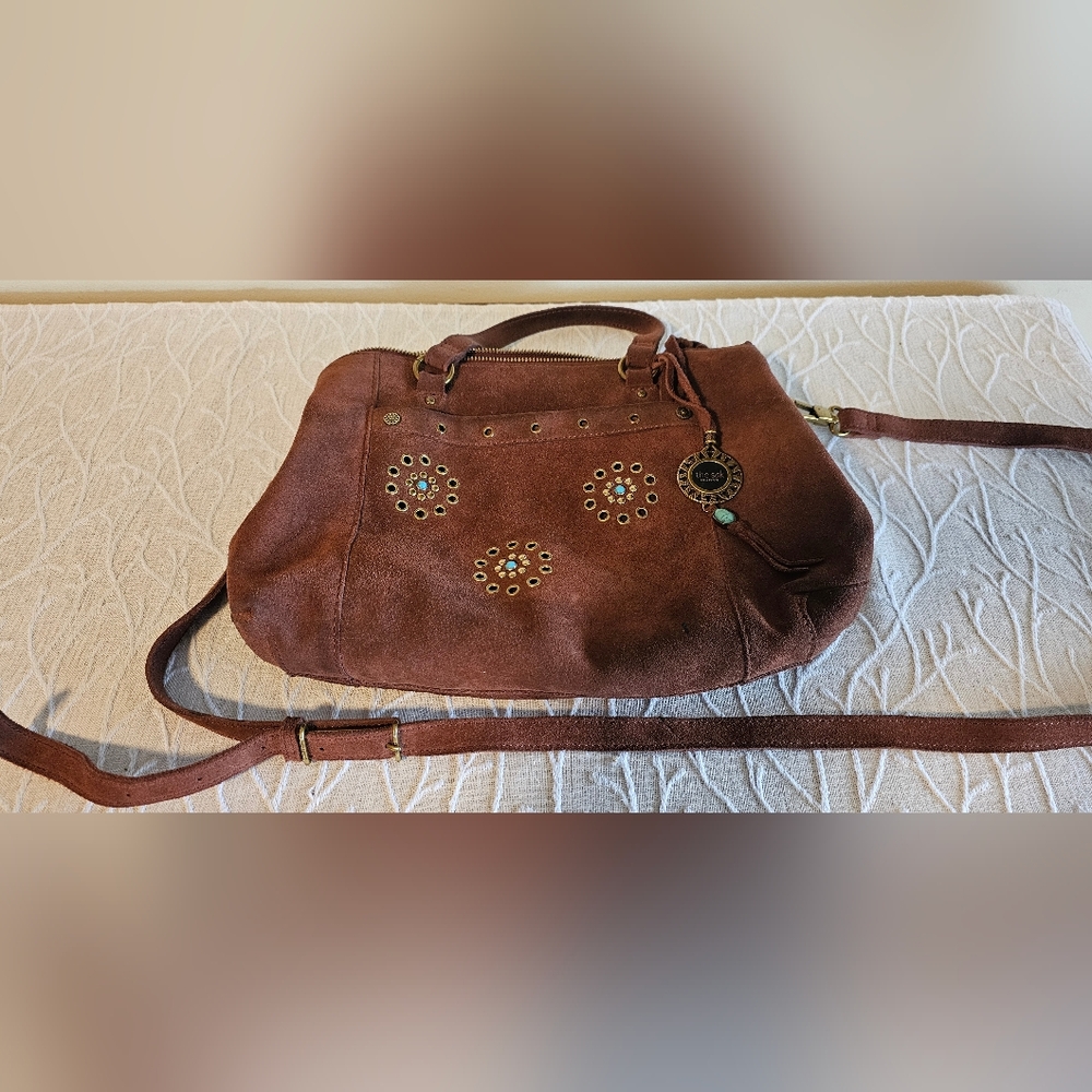 Brown Suede Women's Bag